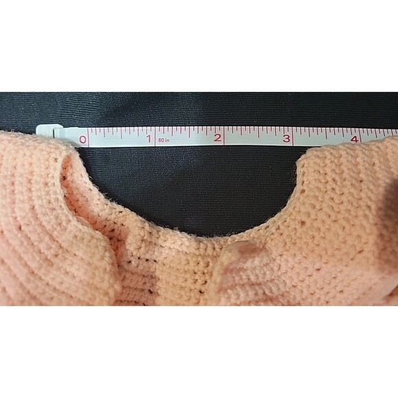 Vintage Doll or Baby Booties & Sweater 1950s Pink White Blue UnFinished Handmade - Picture 5 of 15